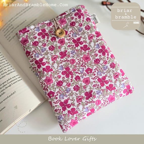Liberty London Floral Kindle Sleeve – Quilted Pink eReader Case