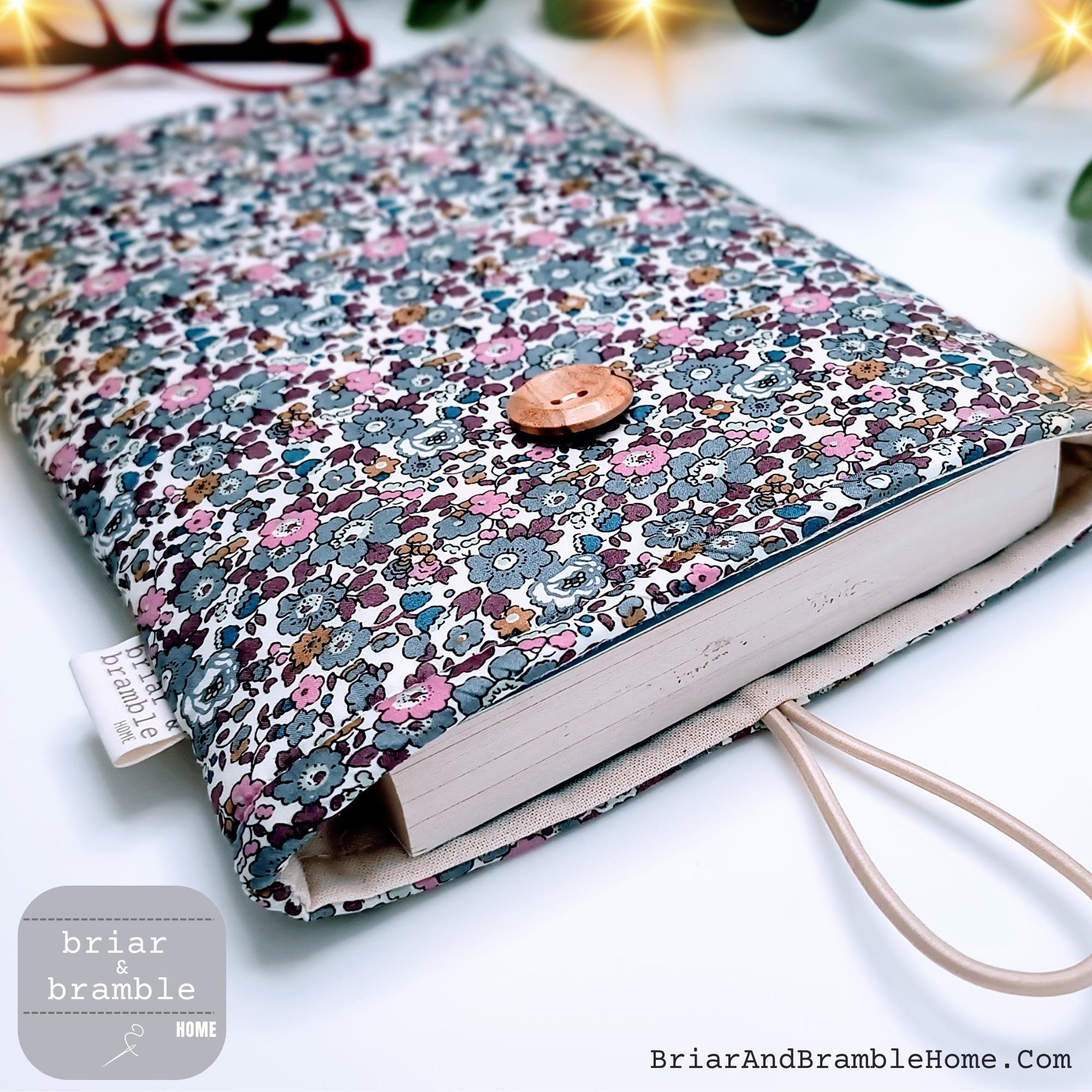 Liberty of London Book Sleeve: Grey Floral Print Reading Cover